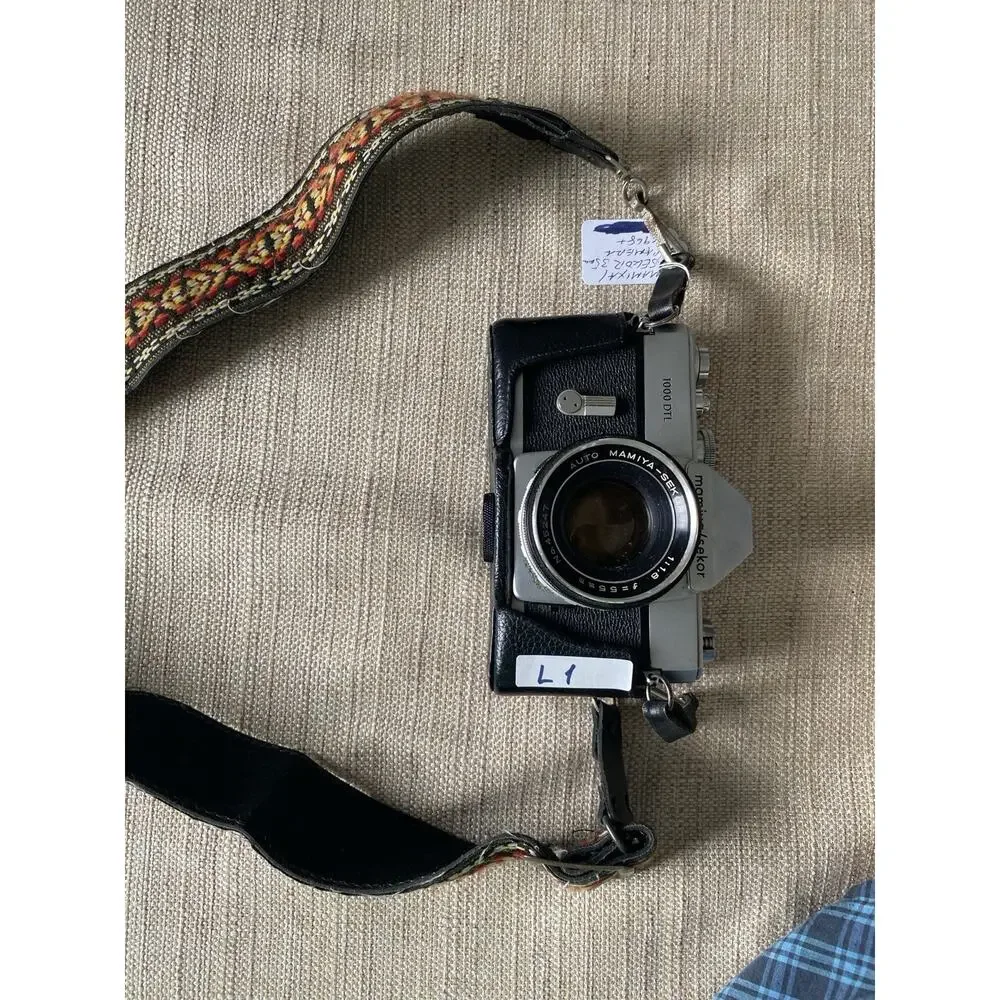 Mamiya Sekor 1000 DTL Camera w/ Vivitar 70-210mm f/3.5 Lens Untested